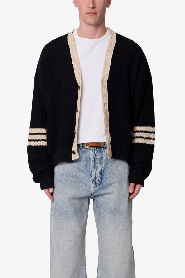 RETROFOLD  COLLEGIATE CARDIGAN SWEATER