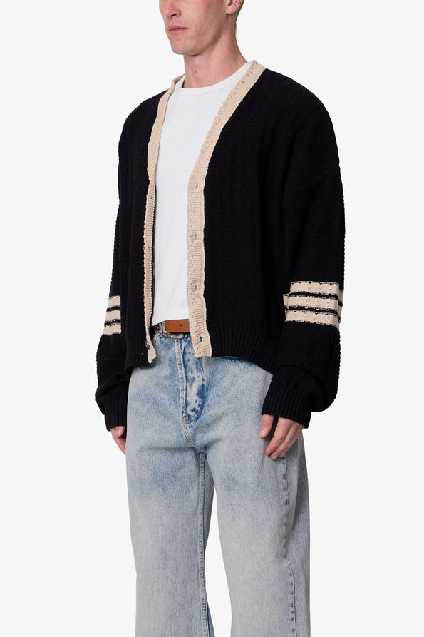 RETROFOLD  COLLEGIATE CARDIGAN SWEATER