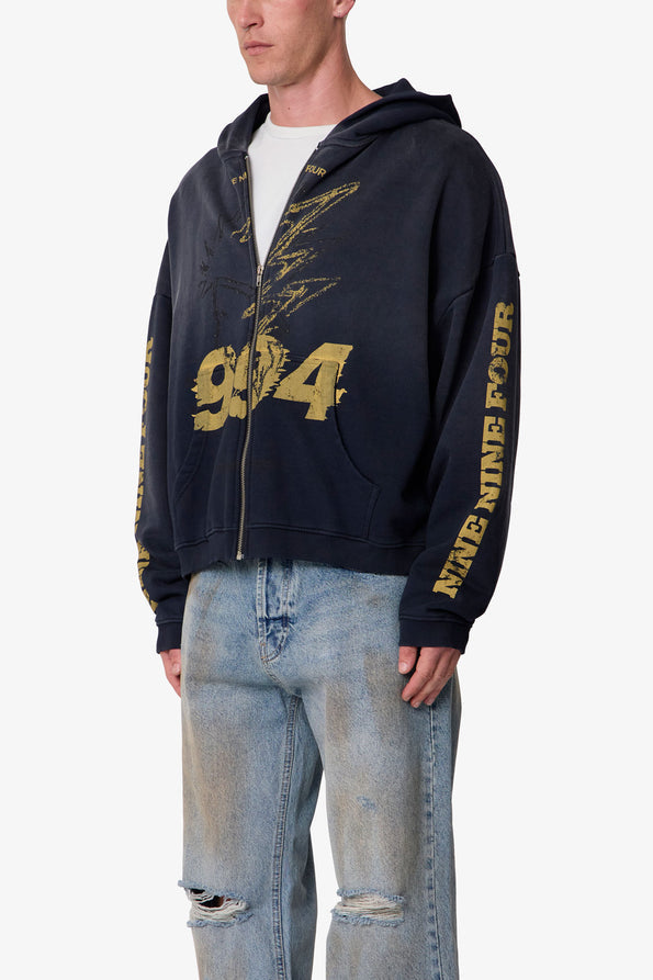 RETROFOLD  QUIET ZIP UP HOODIE