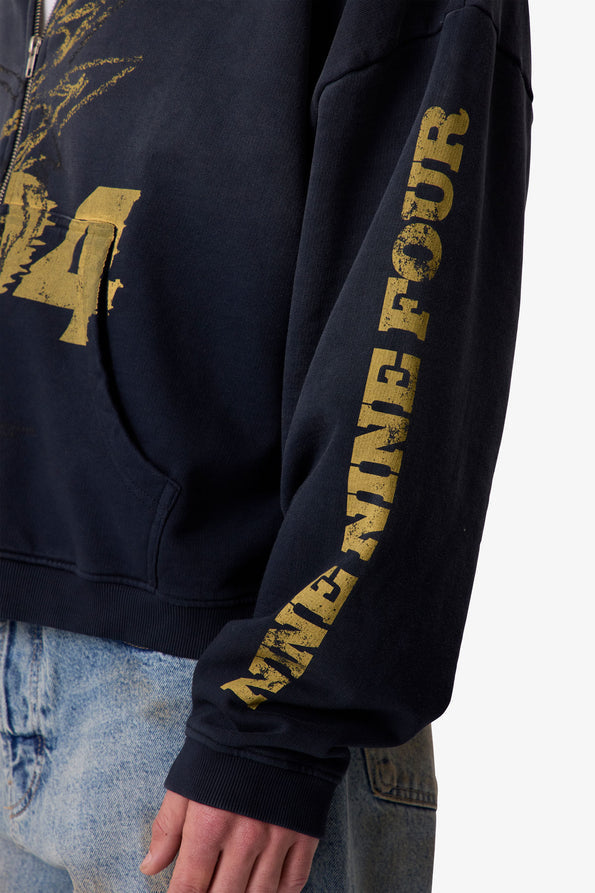 RETROFOLD  QUIET ZIP UP HOODIE