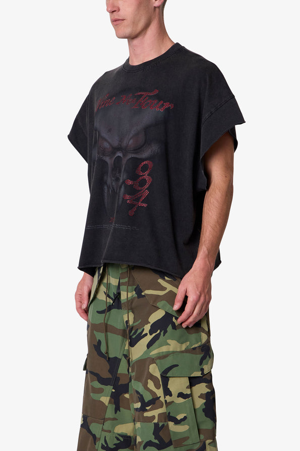RETROFOLD  SKULL CUT OFF TEE