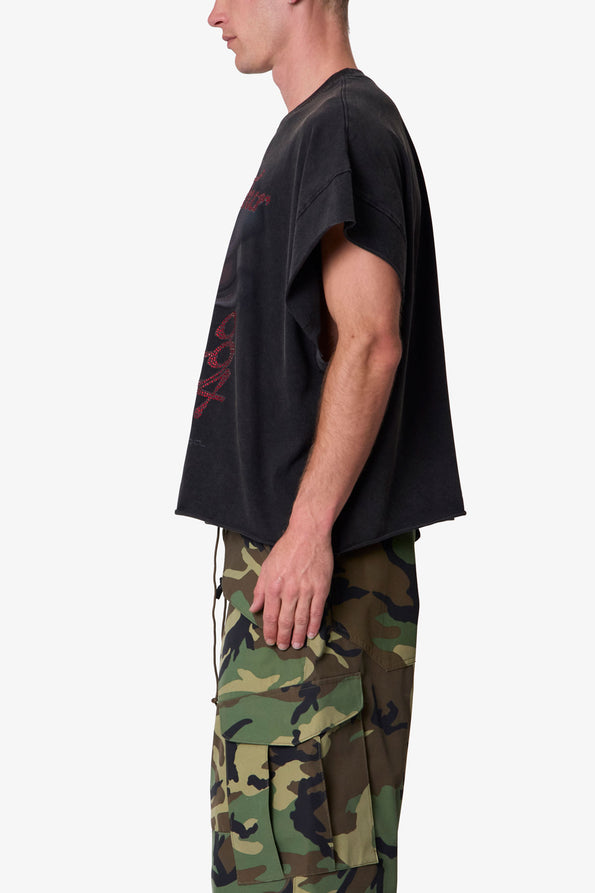 RETROFOLD  SKULL CUT OFF TEE