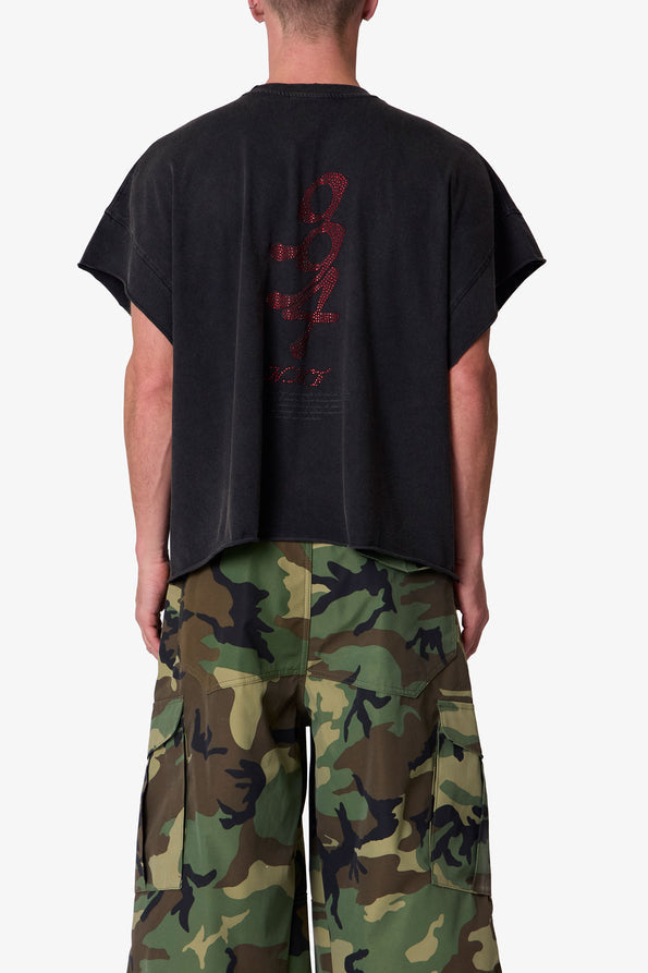 RETROFOLD  SKULL CUT OFF TEE