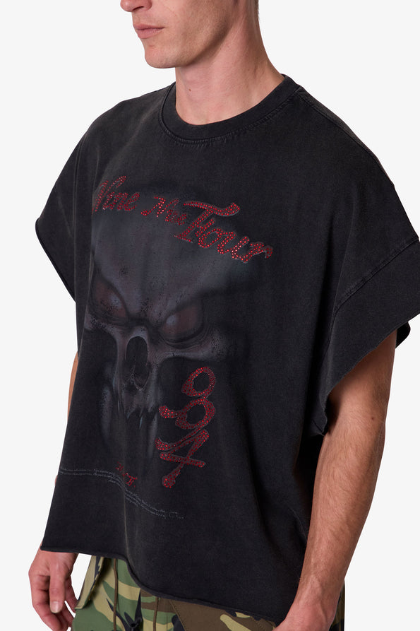RETROFOLD  SKULL CUT OFF TEE