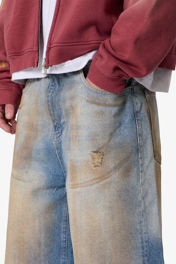RETROFOLD  WASHED INFANTRY HOODIE