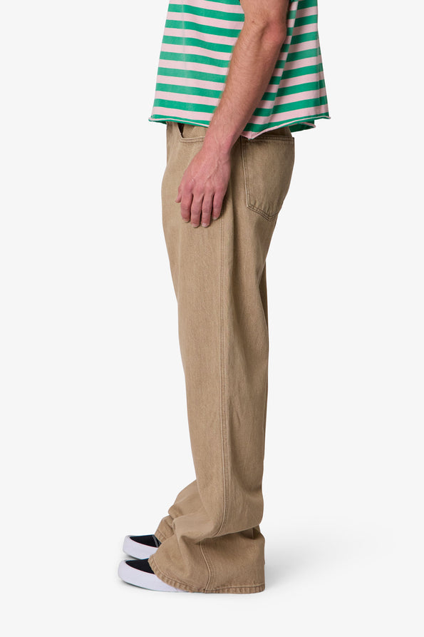 RETROFOLD  WASHED KICK FLARE DENIM